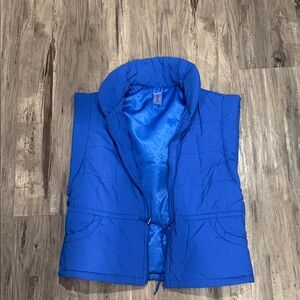 Vibrant Blue Puffer Vest AS Revival vest SZ M